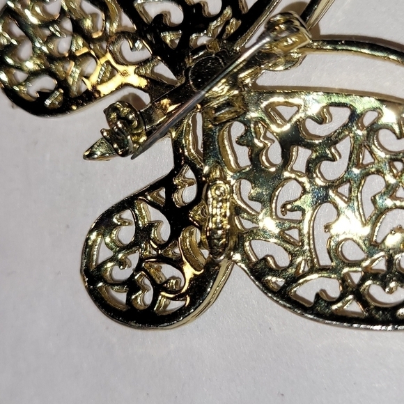 Stamped Butterfly 🦋 Brooch - Picture 5 of 8